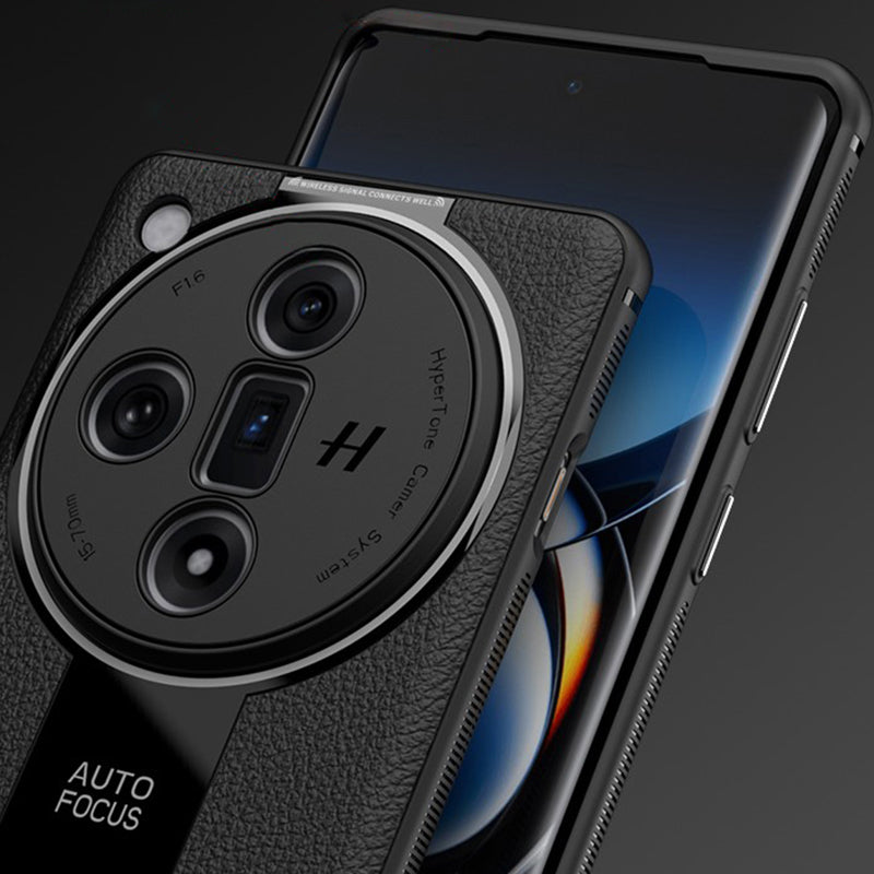 Q.COO For Oppo Find X7 5G Cover PU Leather+TPU+Acrylic Anti-scratch Cell Phone Case Q.COO For Oppo Find X7 5G Cover PU Leather+TPU+Acrylic Anti-scratch Cell Phone Case